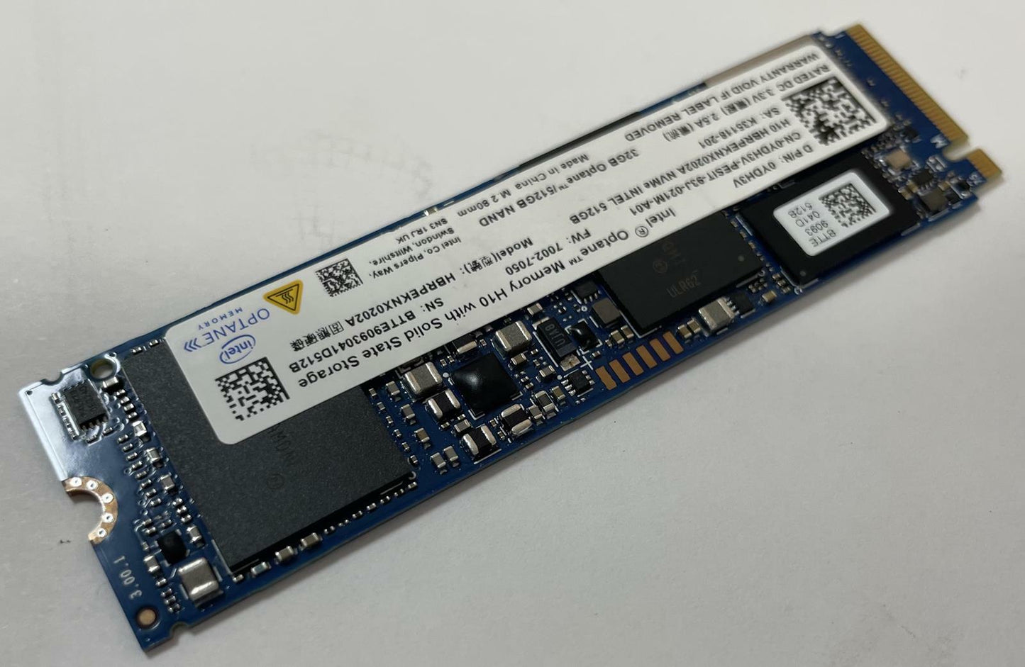 INTEL Optane Memory H10 HBRPEKNX0202A 512GB NAND M.2 SSD