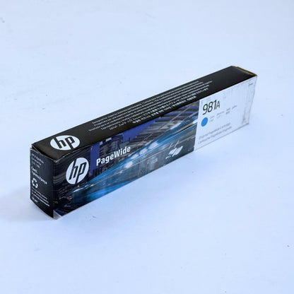 New Sealed Genuine HP 981A Page Wide Cyan Ink Cartridge J3M68A 2025