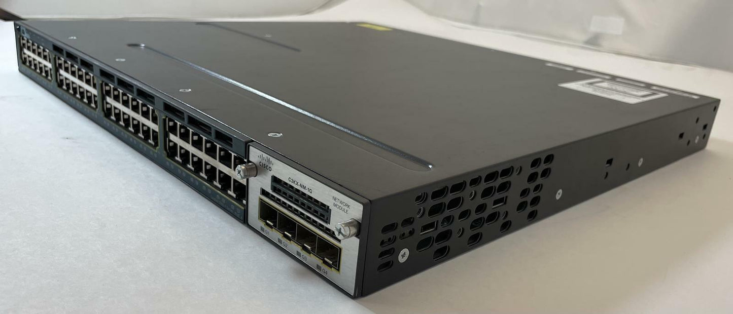 CISCO Catalyst 3560-X Series 48-Port Ethernet Switch WS-C3560X-48P-L V06 -Good