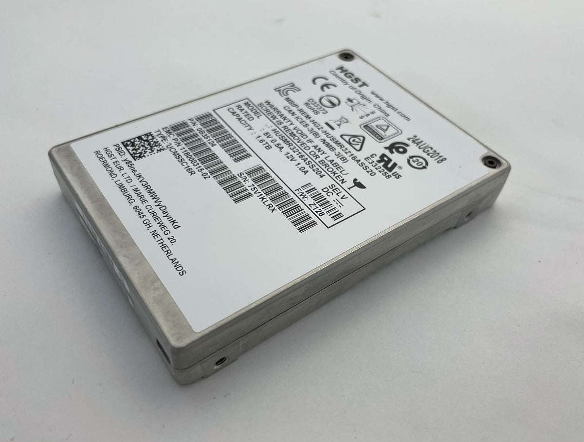 HGST Ultrastar HUSMR3216ASS204 2.5" 1.6TB SAS Internal Solid State Drive