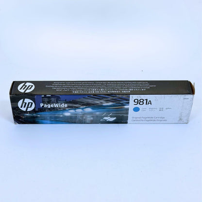 New Sealed Genuine HP 981A Page Wide Cyan Ink Cartridge J3M68A 2025