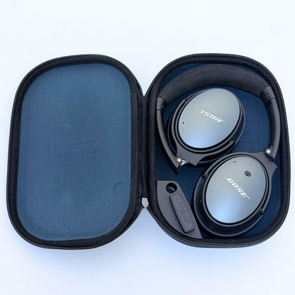 Bose QuietComfort 25 QC25 Acoustic Noise Cancelling Headphones Black with Case