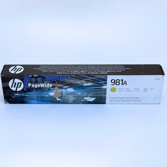 New Sealed Genuine HP 981A Page Wide Yellow Ink Cartridge J3M70A 2024