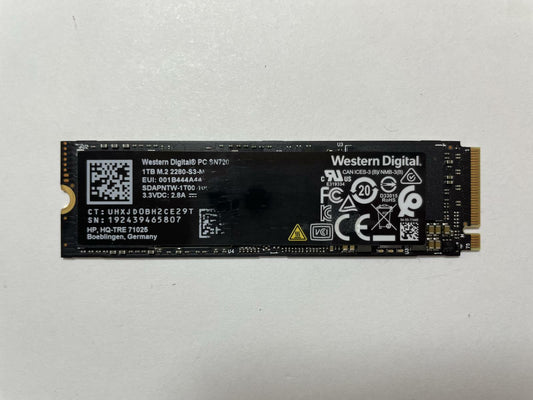 WESTERN DIGITAL SDAPNTW-1T00-1006 SN720 1TB M.2 PCIe 3 x4 NVMe Internal SSD