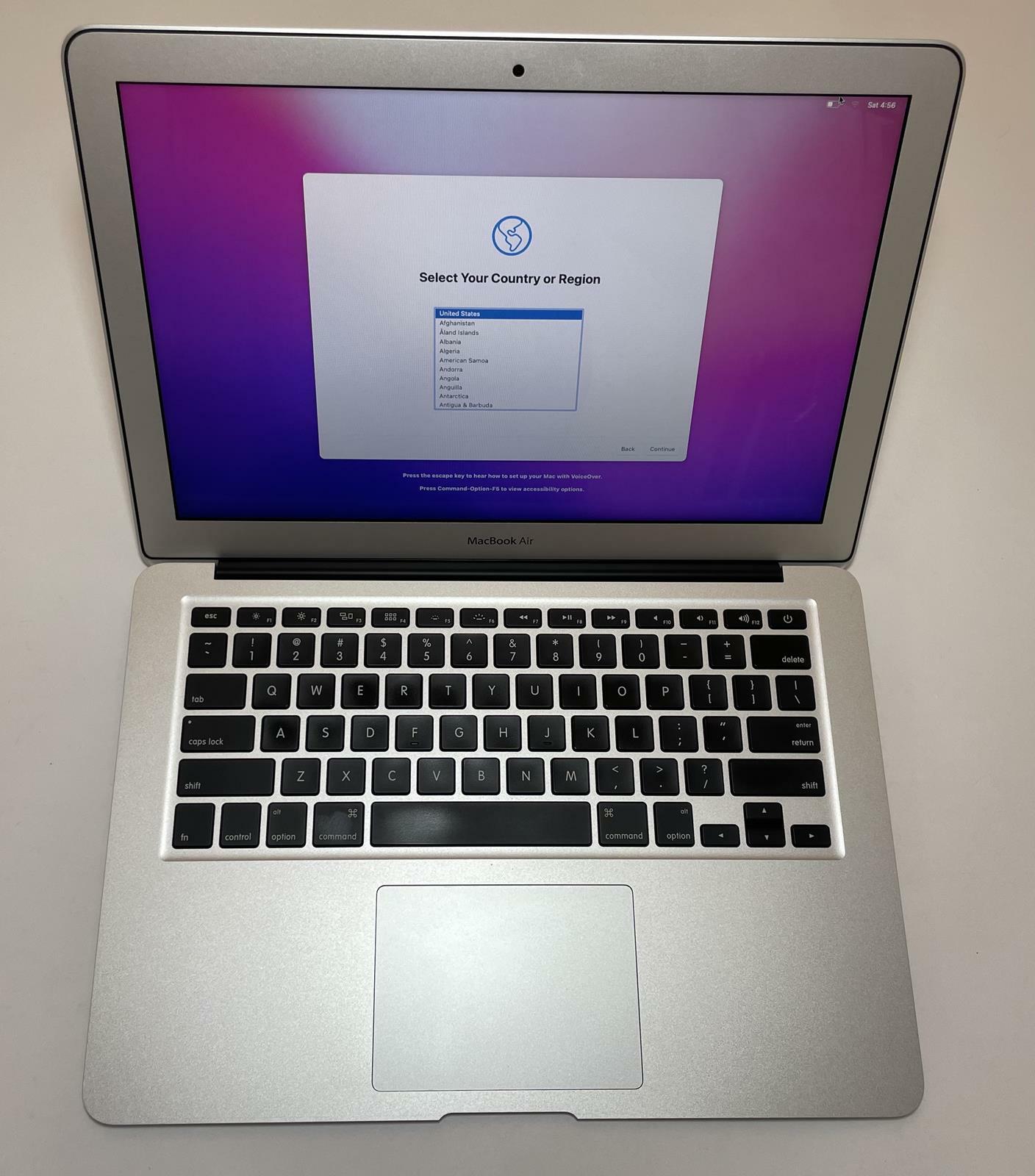 APPLE Macbook Air A1466 2015 13" i5 5250U 8GB 128GB Silver Ventura -Very Good