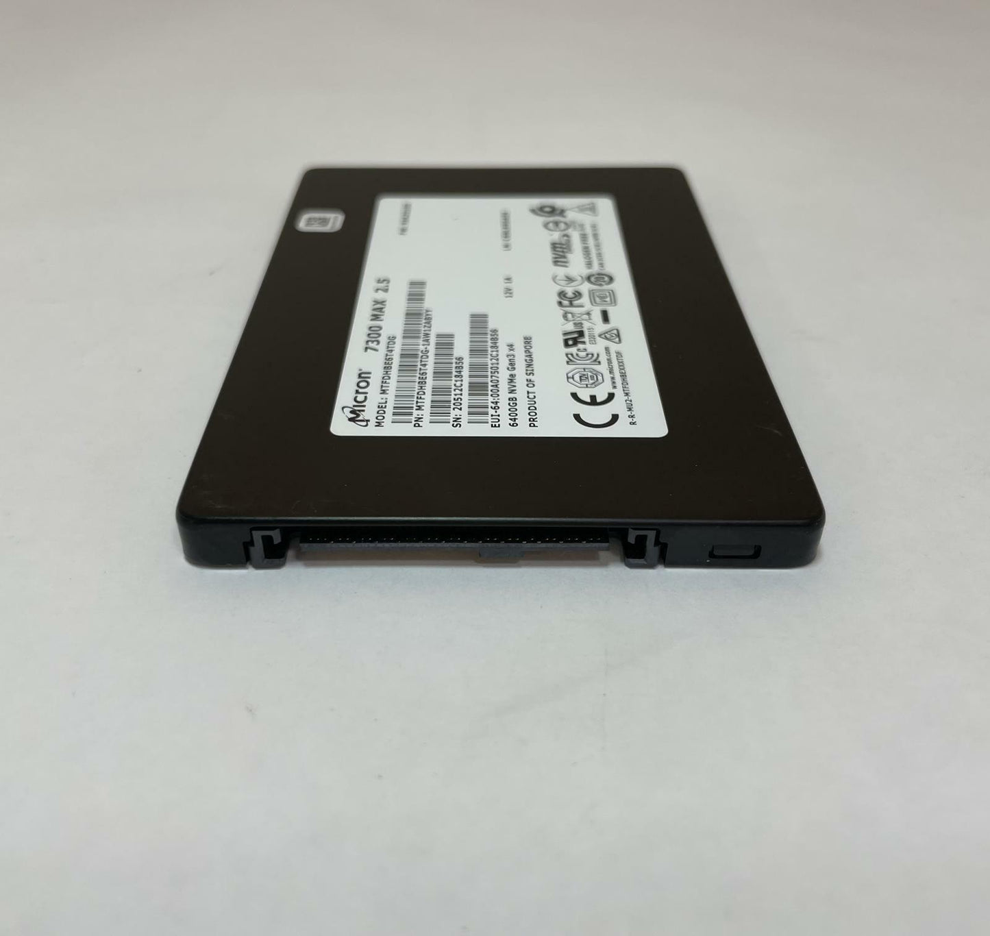 Micron 7300 Max MTFDHBE6T4TDG 2.5" 6TB NVMe Gen 3x4 Internal SSD