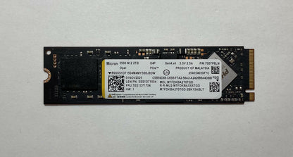 Micron 3500 MTFDKBA2T0TGD-2BK15ABLT 2TB M.2 PCIe 4x4 Internal SSD