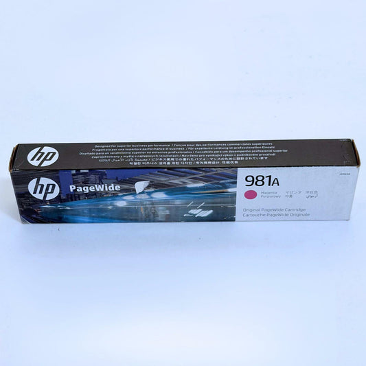 New Sealed Genuine HP 981A Page Wide Magenta Ink Cartridge J3M69A 2025