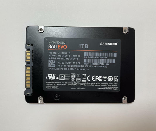 SAMSUNG 860 EVO MZ-76E1T0 1TB 2.5" SATA Internal SSD