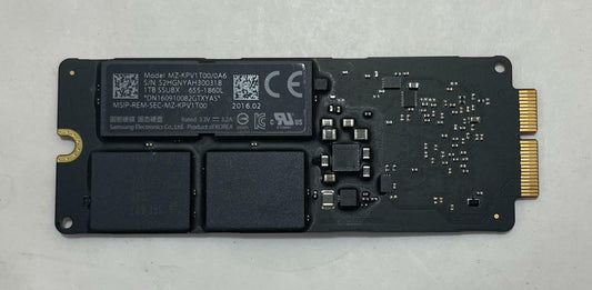 SAMSUNG MZ-KPV1T00/0A6 1TB SSUBX PCIe Blade SSD - Apple 655-1860L