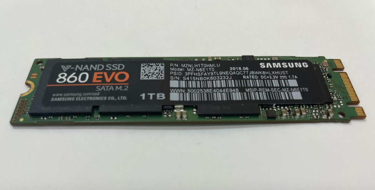 SAMSUNG 860 EVO MZ-N6E1T0 1TB SATA M.2 Internal Solid State Drive