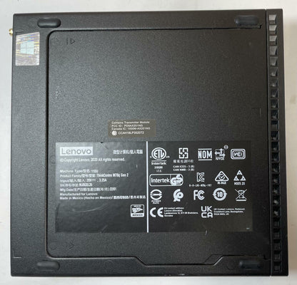 LENOVO THINKCENTRE M70Q Tiny Desktop i5-10400T 8GB 128GB NVMe Windows 11 -Good