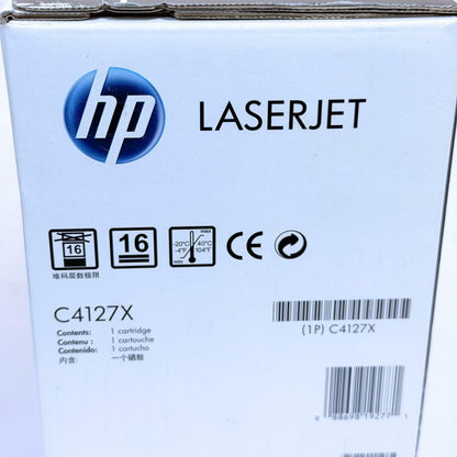 NEW Sealed Genuine HP 27A C4127A LaserJet Toner Cartridge Black