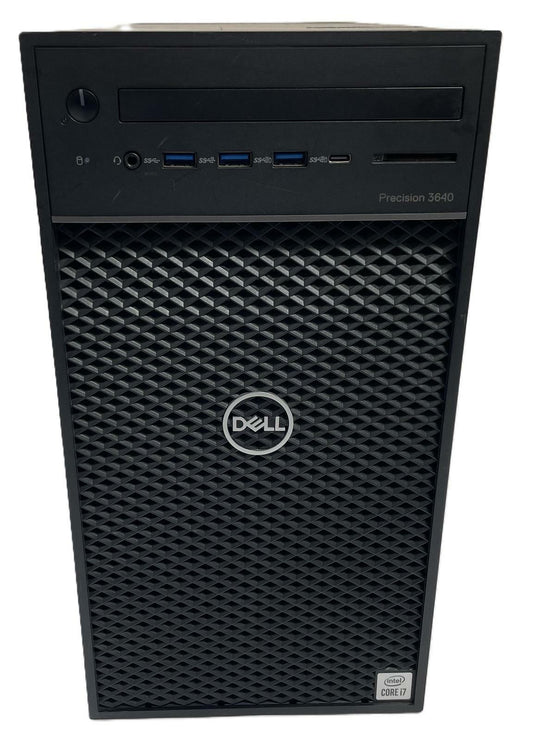 DELL PRECISION 3640 Tower Core i7-10700 16GB 256GB NVMe Windows 11 Quadro P2200