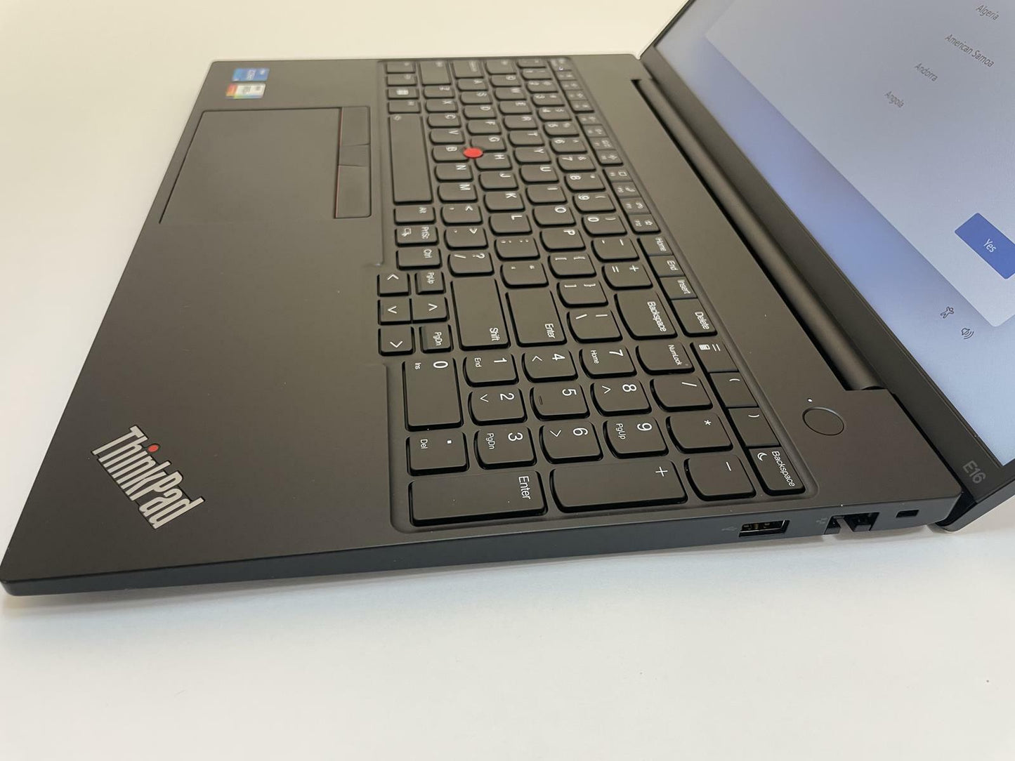 LENOVO THINKPAD E16 GEN 1 16" Laptop Core i5 1335U 16GB 512GB NVMe WIN11 -Good