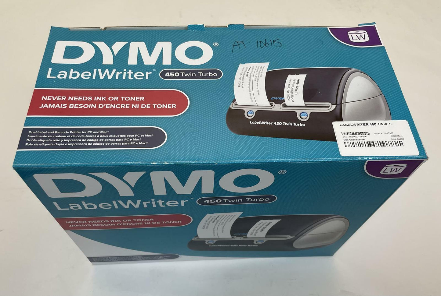 DYMO Label Writer 450 Twin Turbo Direct Thermal Label Printer -NOB