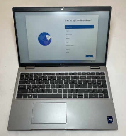 DELL PRECISION 3570 15" Laptop i5-1245U 16GB 256GB NVMe W11 Quadro T550-VeryGood