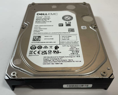 DELL EMC SEAGATE ST8000NM023B 7E10 3.5" 8TB SATA Hard Disk Drive