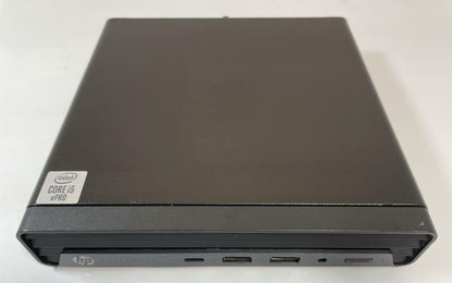 HP ELITEDESK 800 G6 Desktop Mini Core i5 10500T 8GB 256GB NVMe Windows 11 - Good