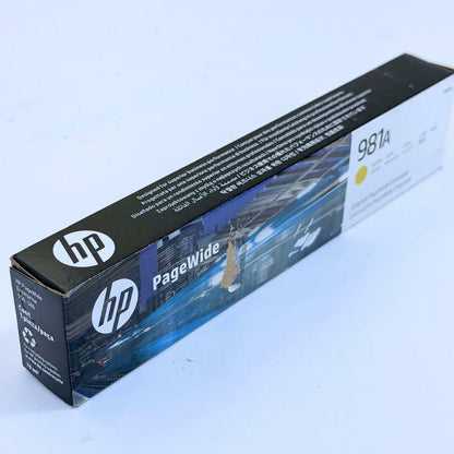 New Sealed Genuine HP 981A Page Wide Yellow Ink Cartridge J3M70A 2024