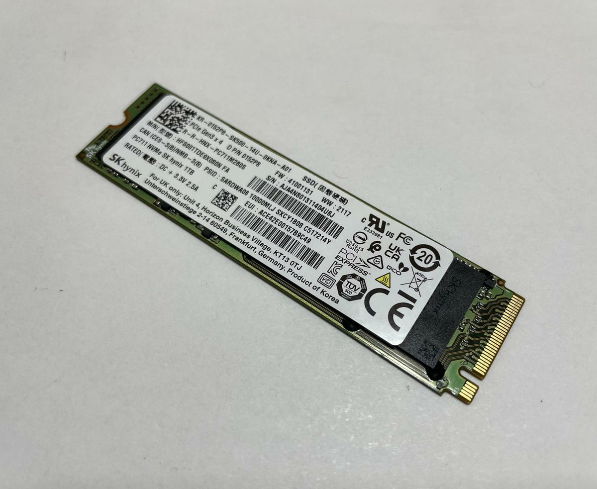 SK HYNIX HFS001TDE9X080N PC711 1TB M.2 PCIe 3 x4 NVMe Internal SSD