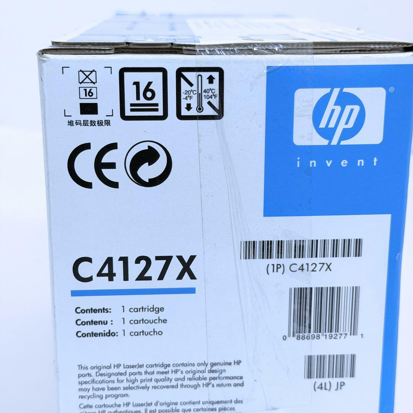NEW Sealed Genuine HP 27A C4127A LaserJet Toner Cartridge Black