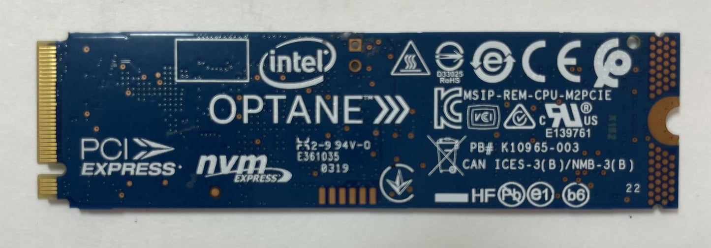 INTEL Optane Memory H10 HBRPEKNX0202A 512GB NAND M.2 SSD
