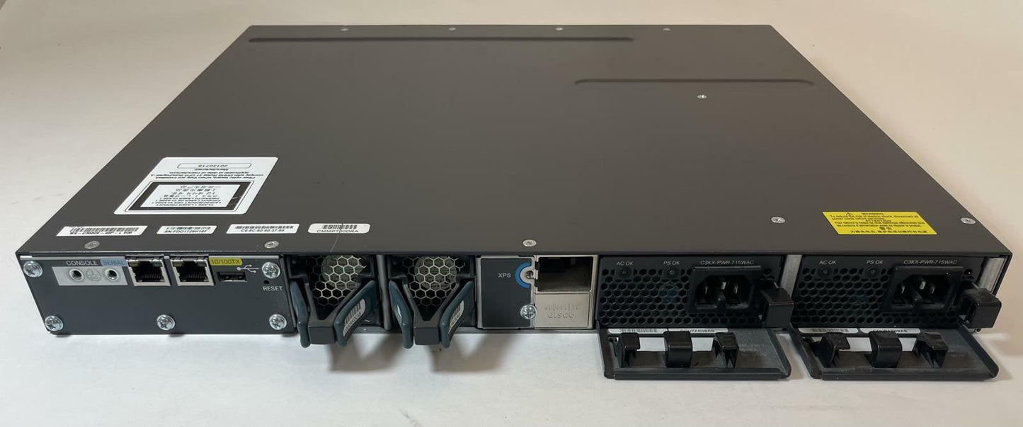 CISCO Catalyst 3560-X Series 48-Port Ethernet Switch WS-C3560X-48P-L V06 -Good