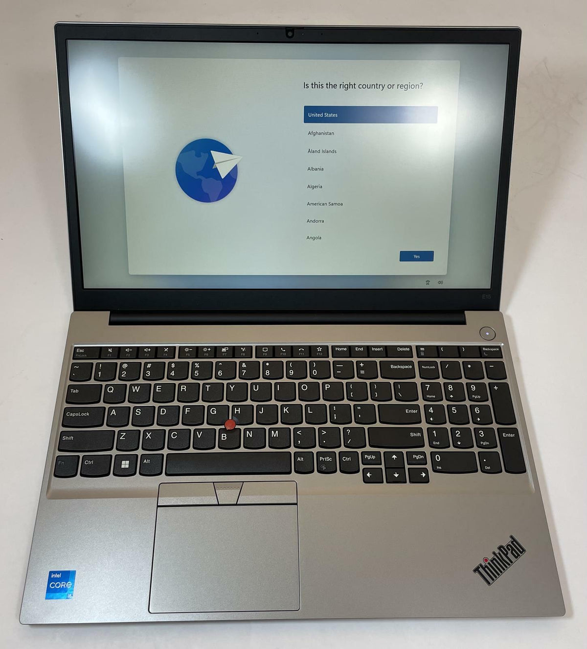 LENOVO THINKPAD E15 GEN 4 15" Laptop Core i5 1235U 8GB 256GB NVMe WIN11 -Good