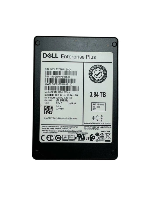 DELL SAMSUNG MZ-ILT3T8A 3.84TB 2.5" SAS 12Gbps Internal SSD
