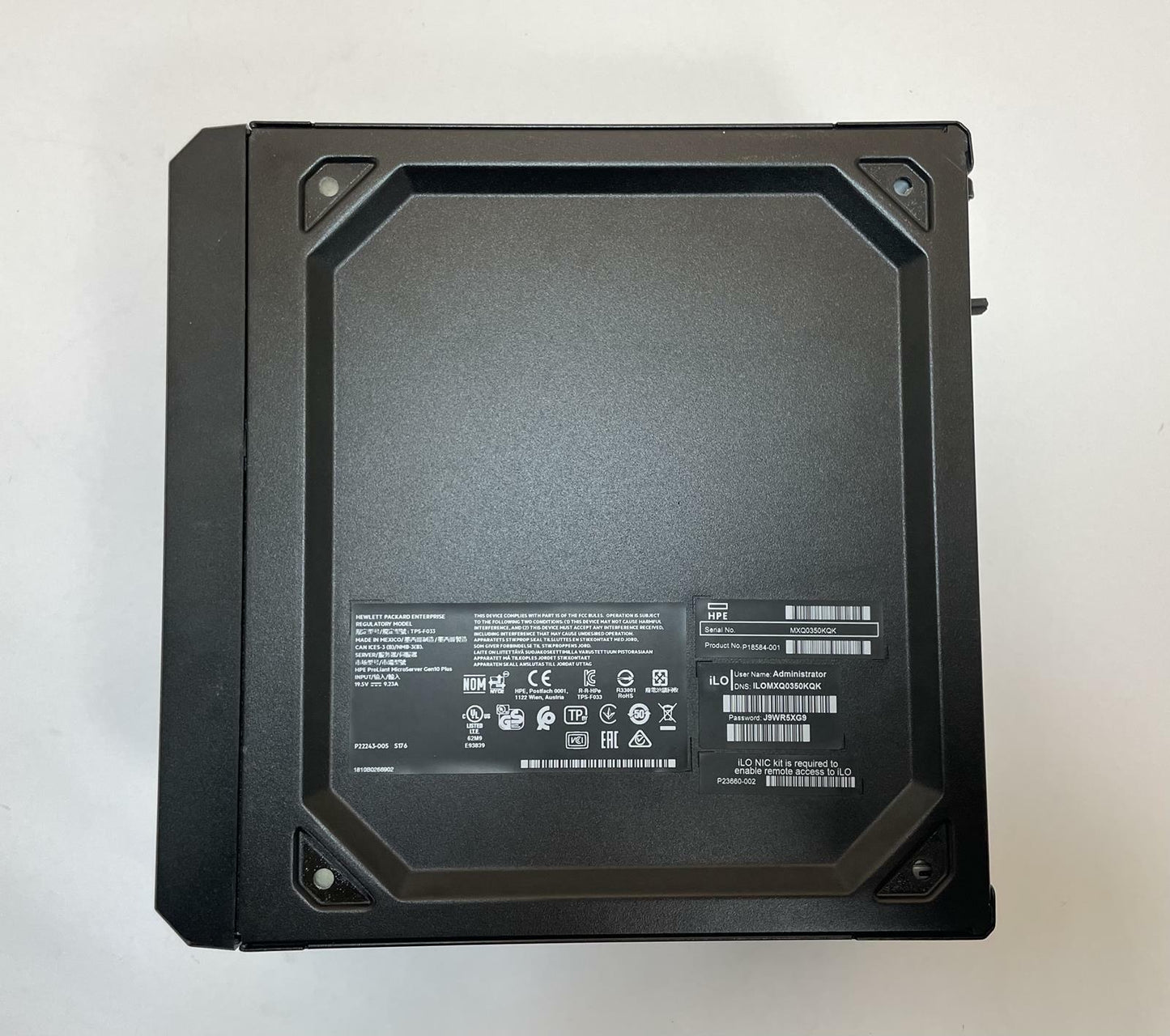 HPE PROLIANT MICROSERVER Gen10 PLUS Xeon E-2224 3.40GHz 16GB 1TB -READ