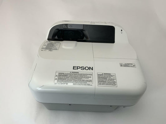 Epson PowerLite 585W H602A UST Projector 1500 Hours -NO Remote or Wall Mount!