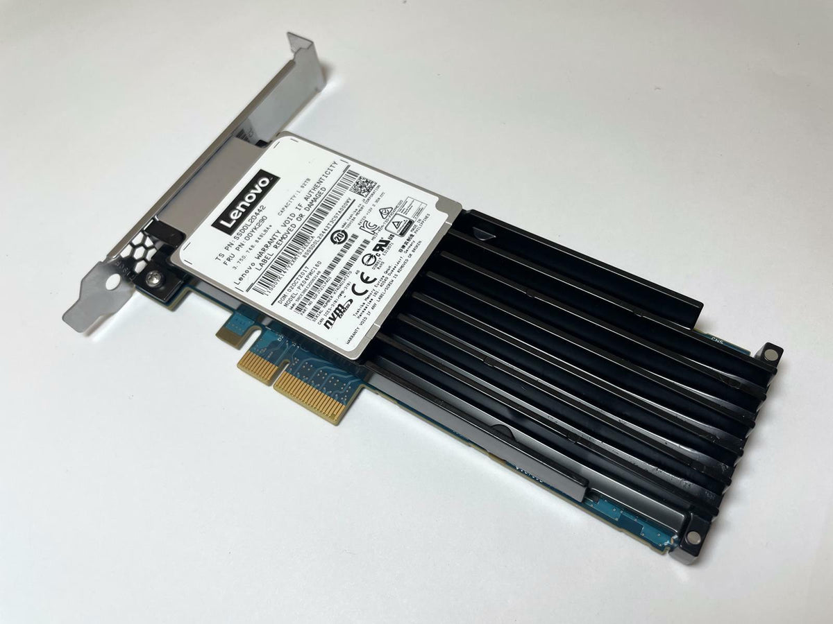 Lenovo 00YK290 Toshiba PX04PMC160 1.92TB NVMe PCIe x4 Enterprise SSD Add-In Card