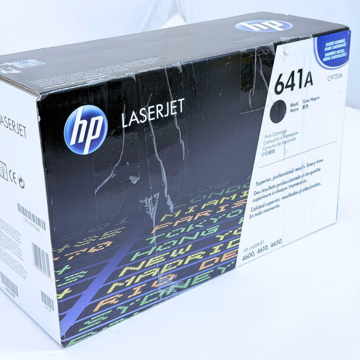 NEW Sealed Genuine HP C9720 Color LaserJet Toner Cartridge - Black