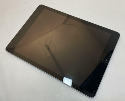 Apple iPad 6th Gen A1893 9.7" 128GB WiFi Only Gray iOS -Good