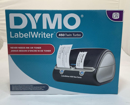 DYMO Label Writer 450 Twin Turbo Direct Thermal Label Printer -NOB
