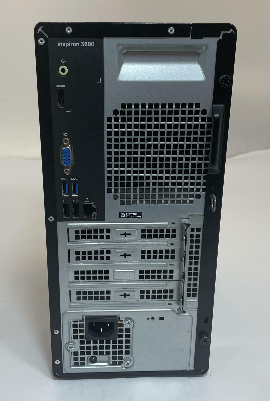 DELL INSPIRON 3880 Mini Tower Core i3 10100 8GB 256GB NVMe Windows 11 Pro