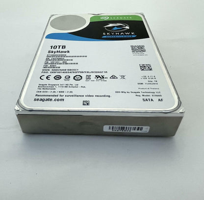 SEAGATE SkyHawk AI ST10000VX0004 3.5" 10TB SATA Internal Surveillance Hard Drive