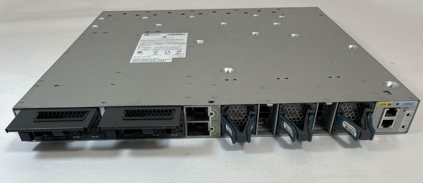 CISCO Catalyst 3850 Series 48-Port Ethernet Switch WS-C3850-48P-S V02 -Very Good
