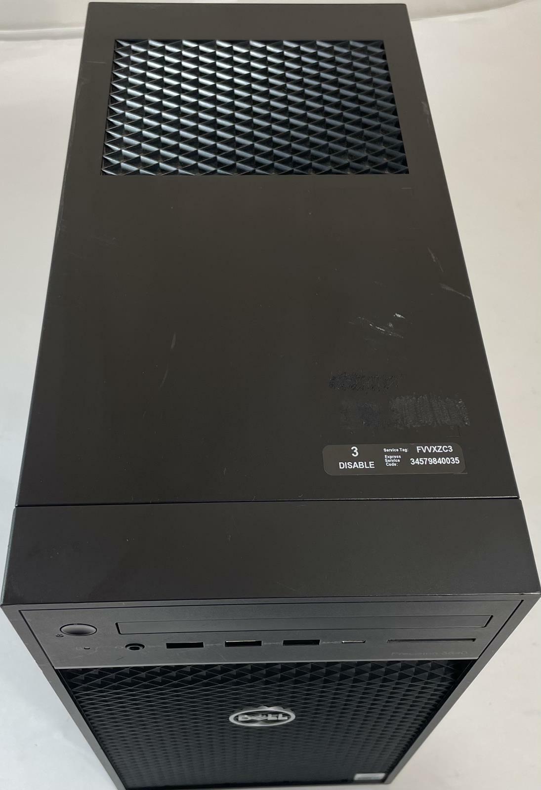 DELL PRECISION 3640 Tower Core i7-10700 16GB 256GB NVMe Windows 11 Quadro P2200