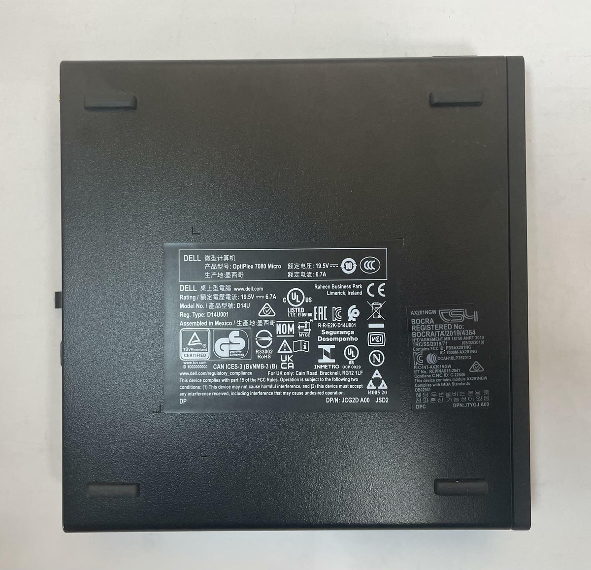 DELL OPTIPLEX 7080 MFF Core i7 10700T 16GB 128GB NVMe Windows 11