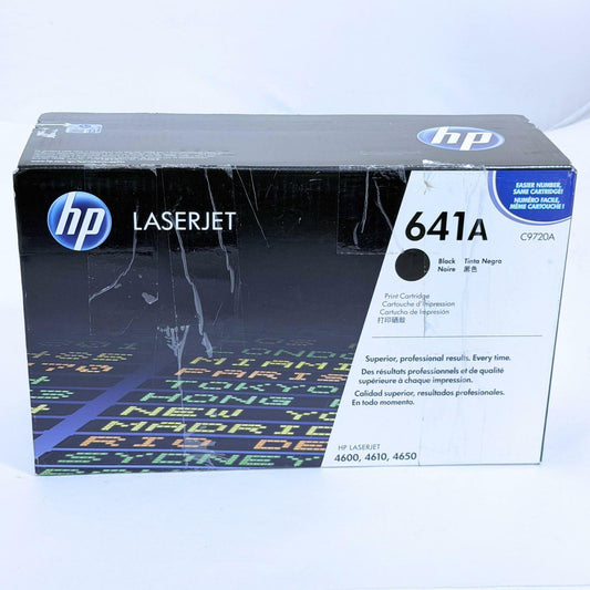 NEW Sealed Genuine HP C9720 Color LaserJet Toner Cartridge - Black