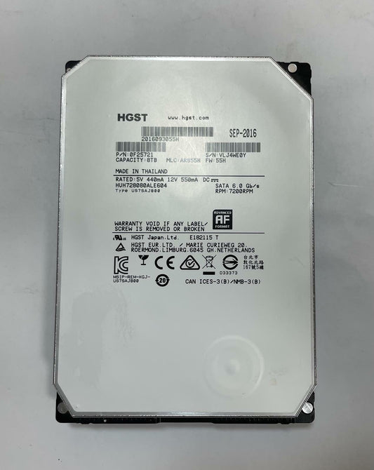 HGST HUH728080ALE604 8TB 3.5" SATA 6Gb/s Internal HDD