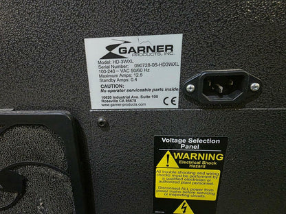 Garner Products HD-3WXL Degausser Data Eliminator -Very Good