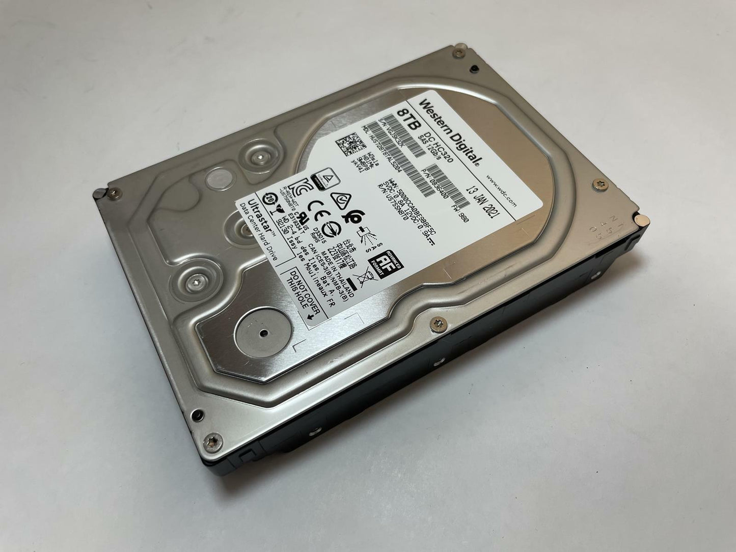 WESTERN DIGITAL HUS728T8TAL5204 HC320 3.5" 8TB SAS Data Center Internal HDD