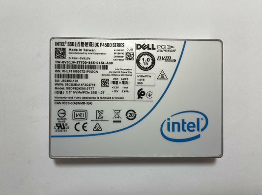 DELL/INTEL SSDPE2KX010T7T 2.5" 1TB PCIe 3x4 NVMe Internal SSD