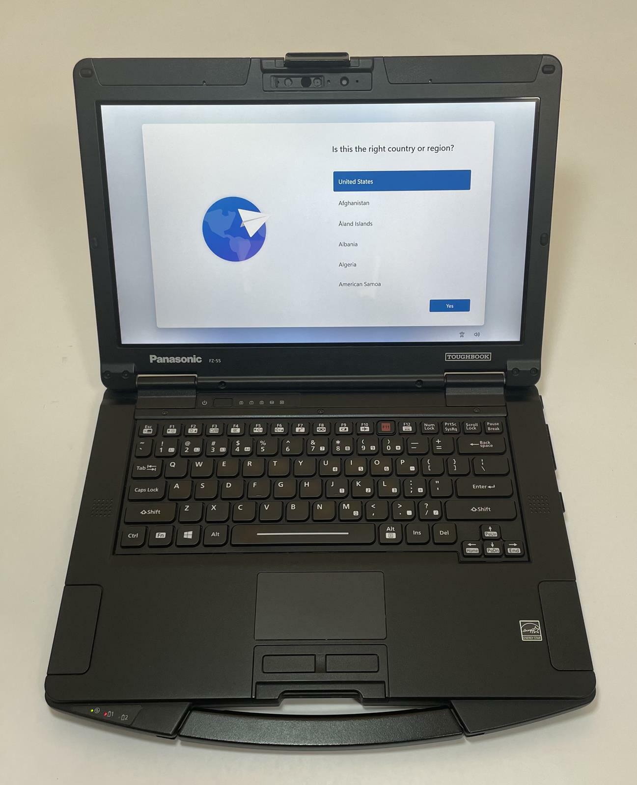 PANASONIC TOUGHBOOK FZ-55 14" Touchscreen Laptop i5-8365U 16GB 512GB W11P -Good