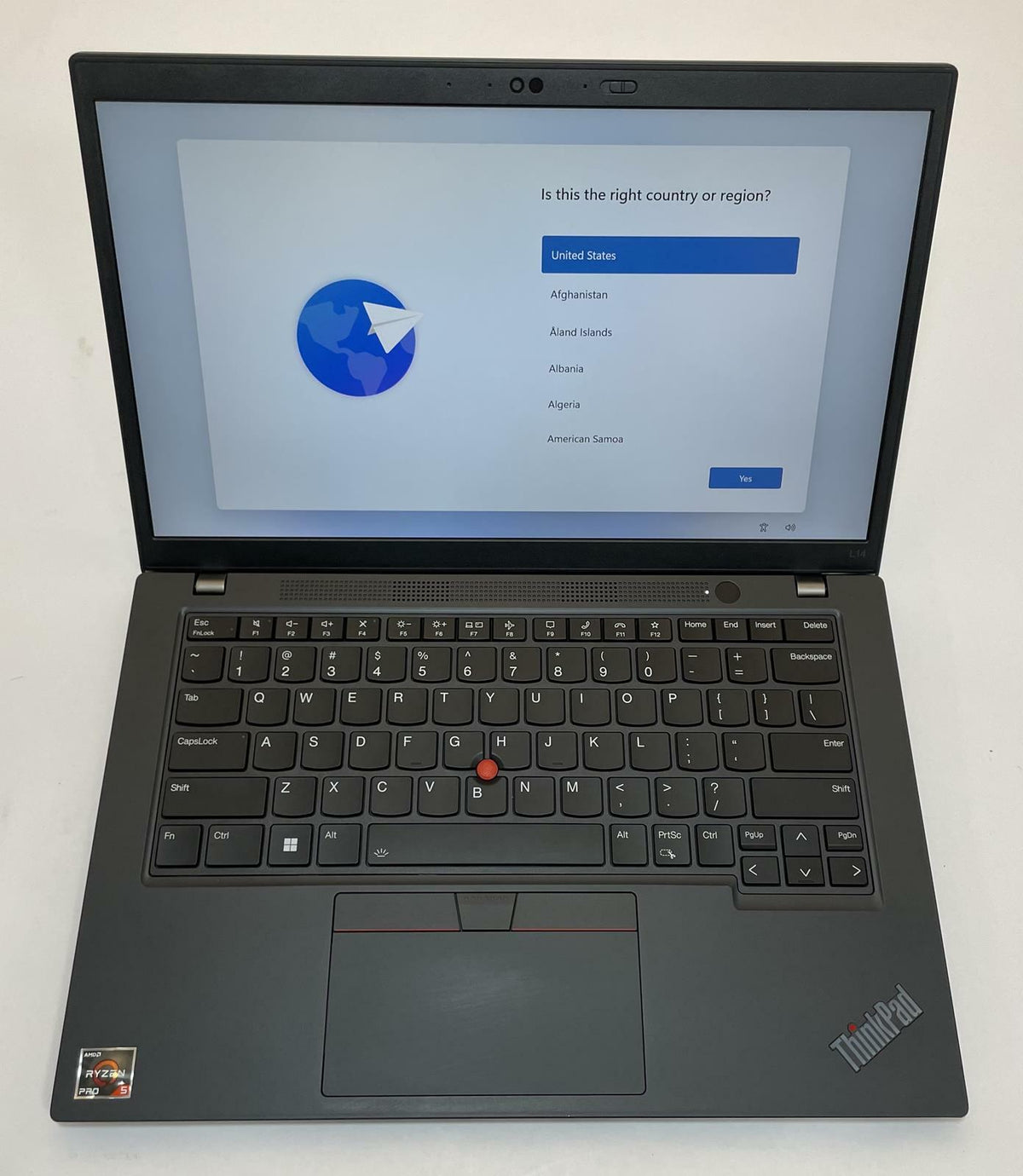 LENOVO THINKPAD L14 GEN 3 14" Laptop Ryzen 5 PRO 5675U 16GB 256GB W11 -Very Good