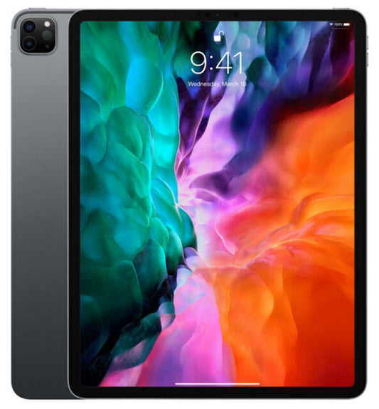 APPLE iPad Pro (4th Gen) A2229 12.9" 128GB Space Gray Wi-Fi Only iOS -Good