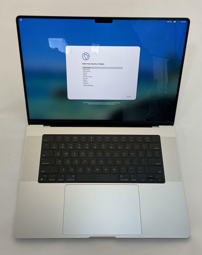 APPLE MacBook Pro A2485 2021 16" M1 Pro 16GB 512GB SSD Silver Tahoe -Good